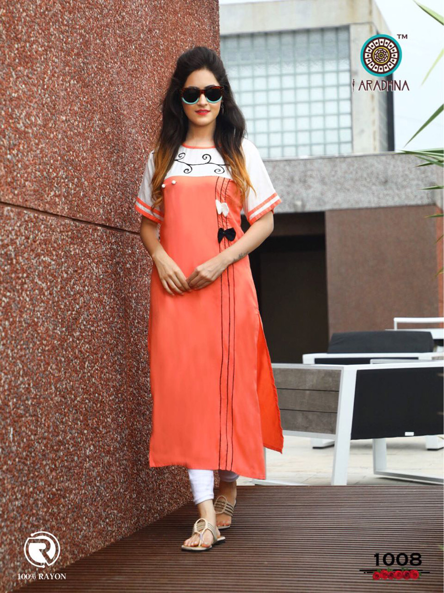 Rose Rivera Rayon Kurti Launched by Aradhna Brand Rose Rivera Rayon Kurti Launched by Aradhna Brand